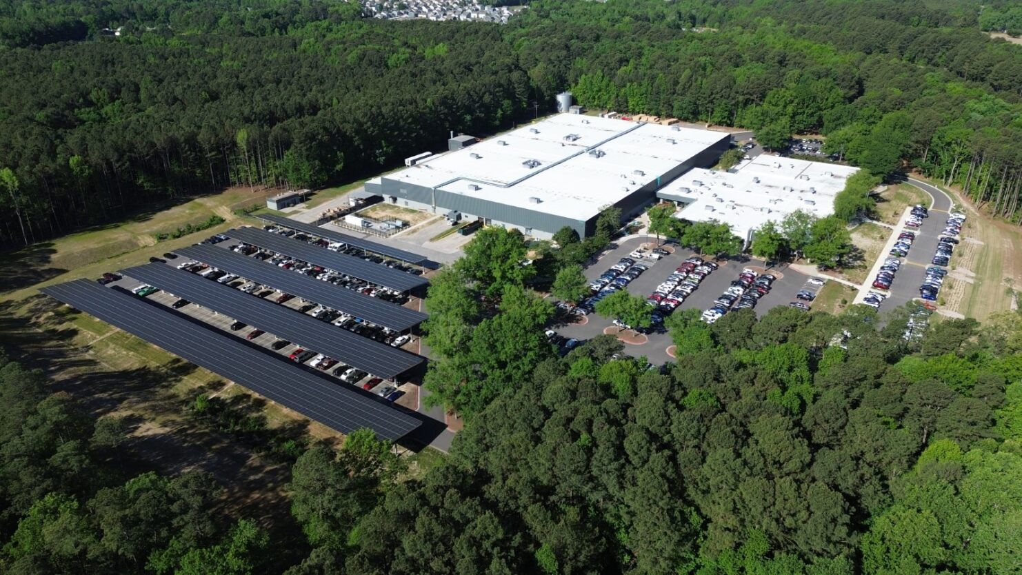 Wendell, NC Campus - birdseye view [Press image]