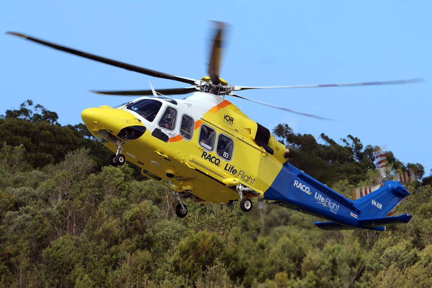 LifeFlight Helikopter med HeliMods tech2