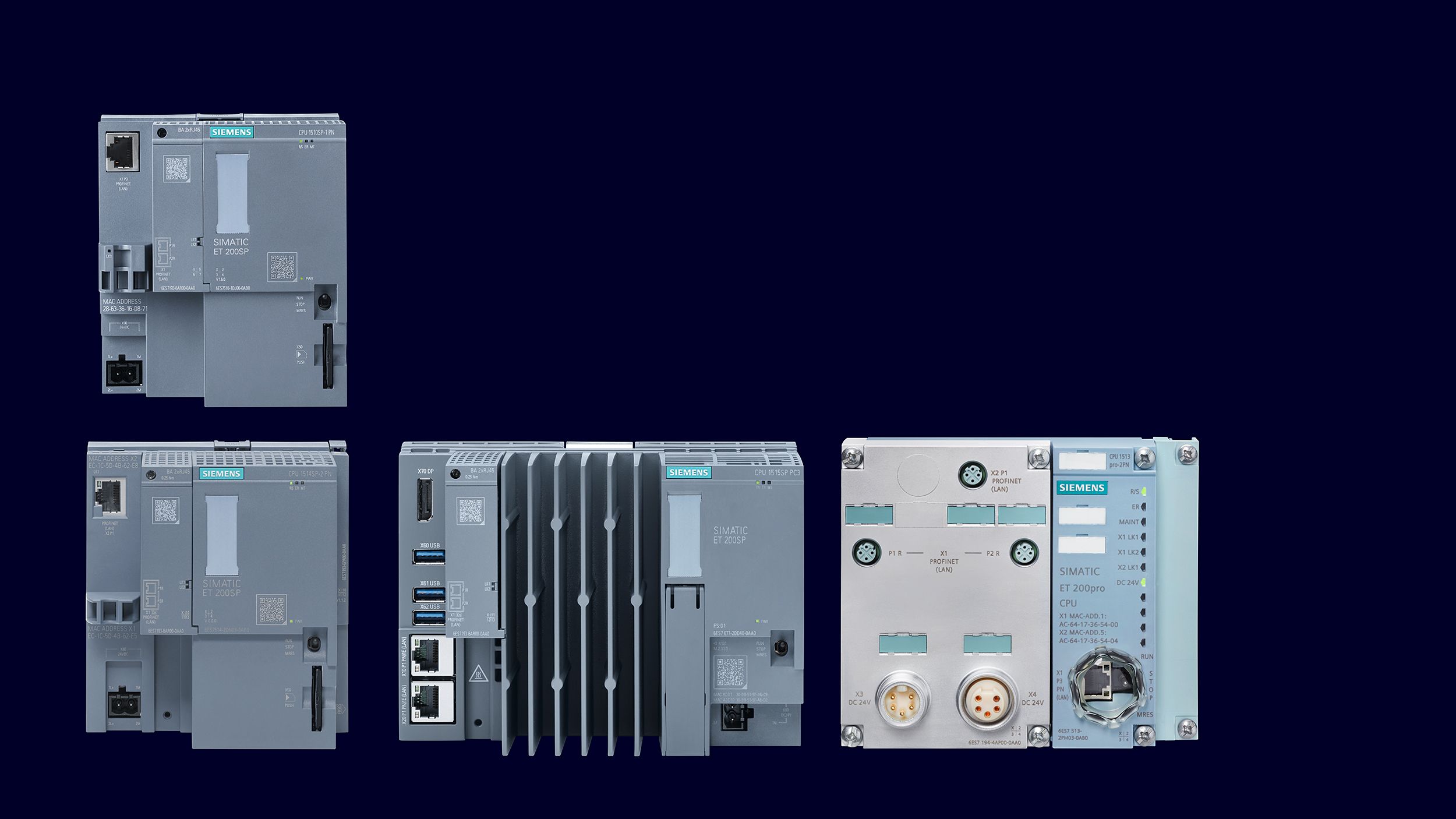Οικογενειακή εικόνα SIMATIC S7-1500 διανεμημένη
