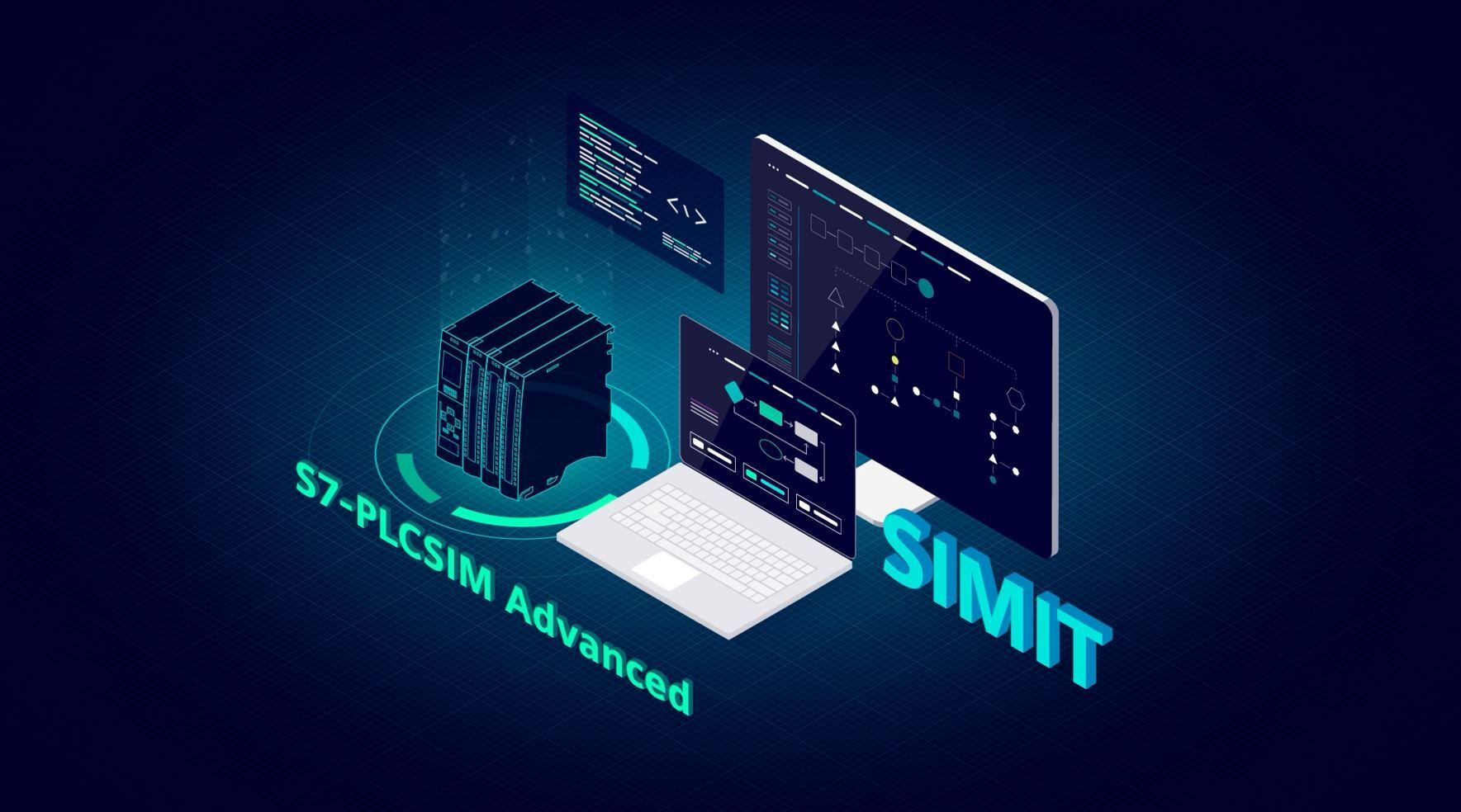 Validate the automation program with SIMATIC S7-PLCSIM Advanced and SIMIT