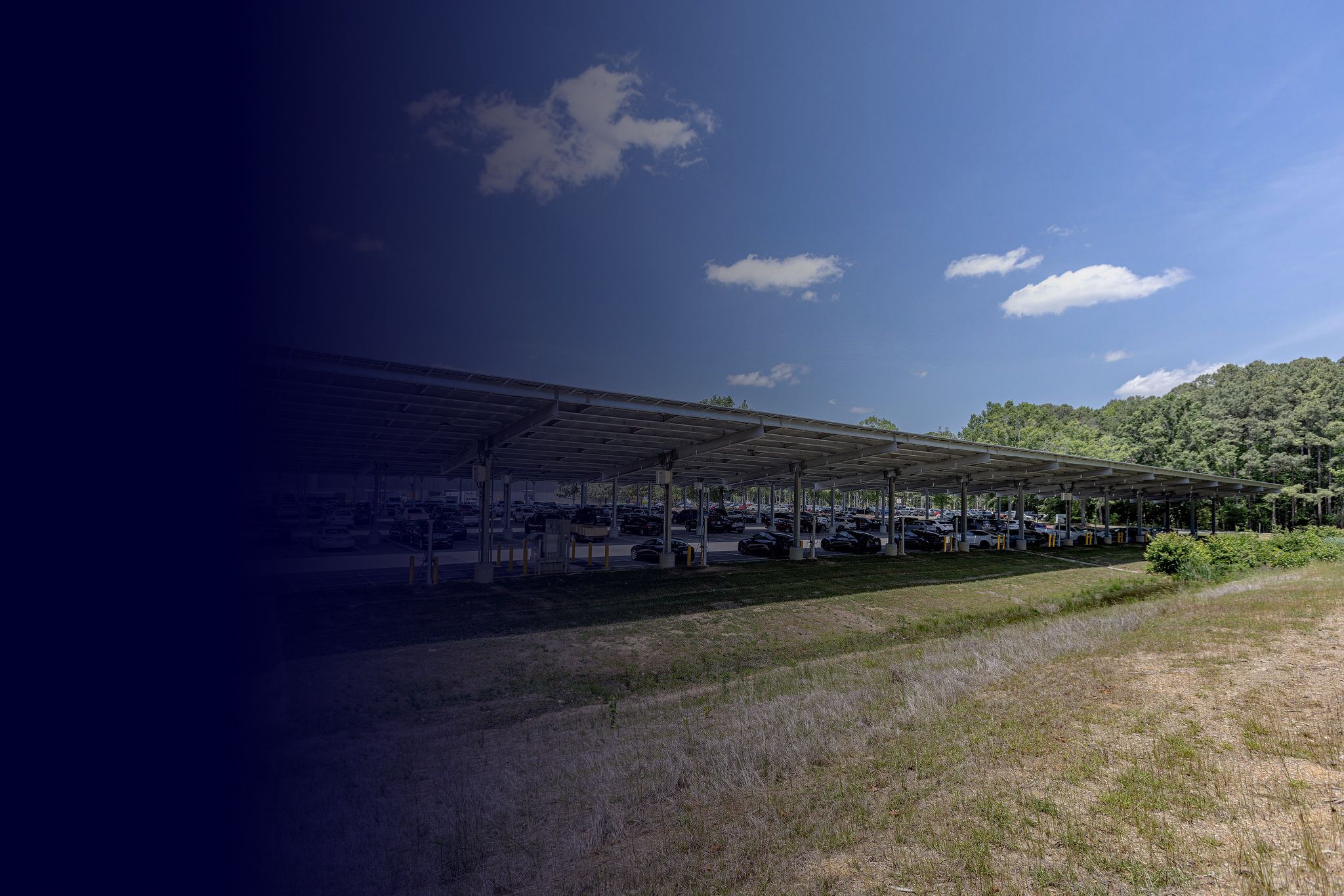 Wendell Microgrid Project - outside with shadow