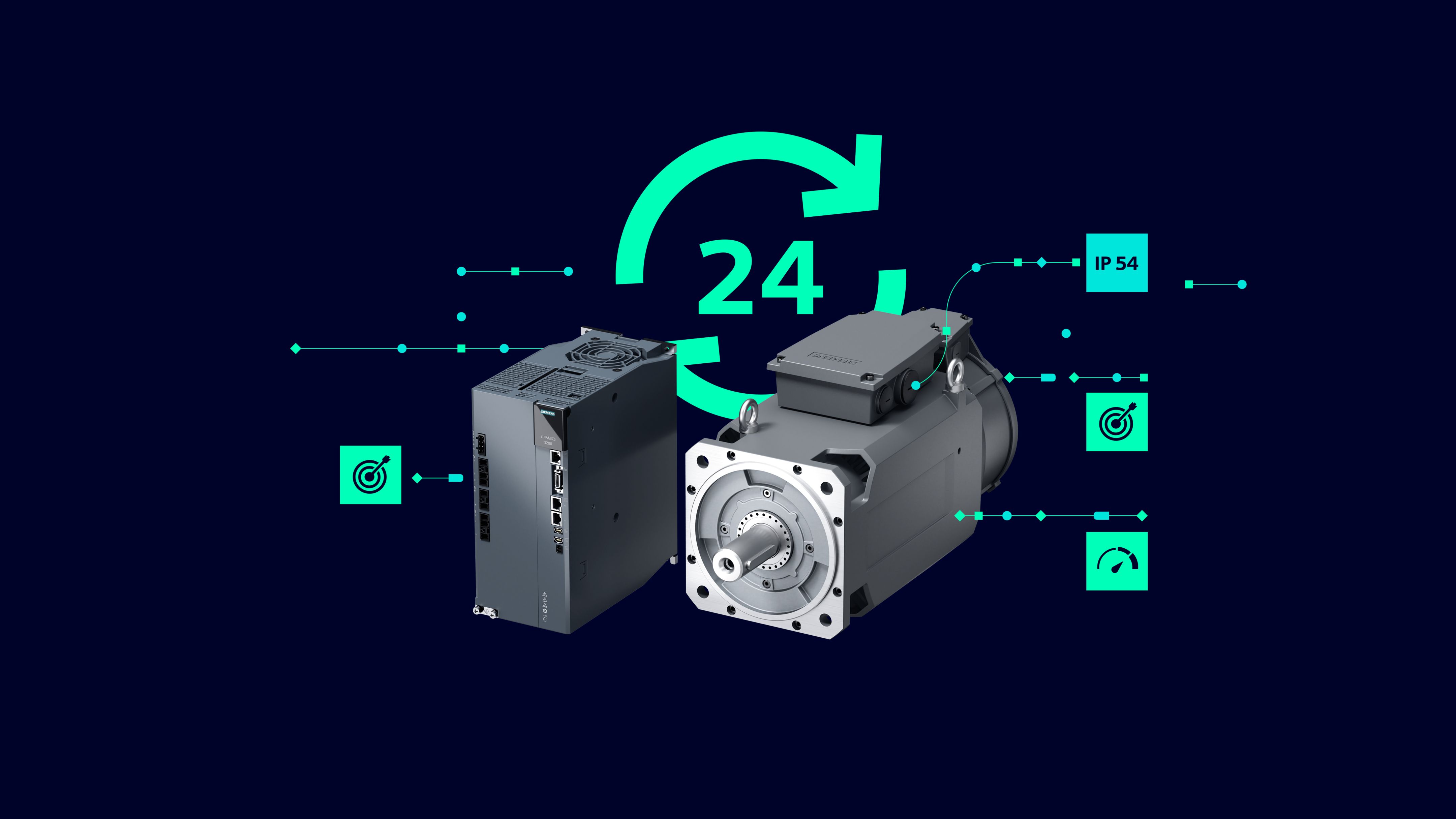SINAMICS S200 Spindle 1PH3 PRO Servo System_USP_Stable