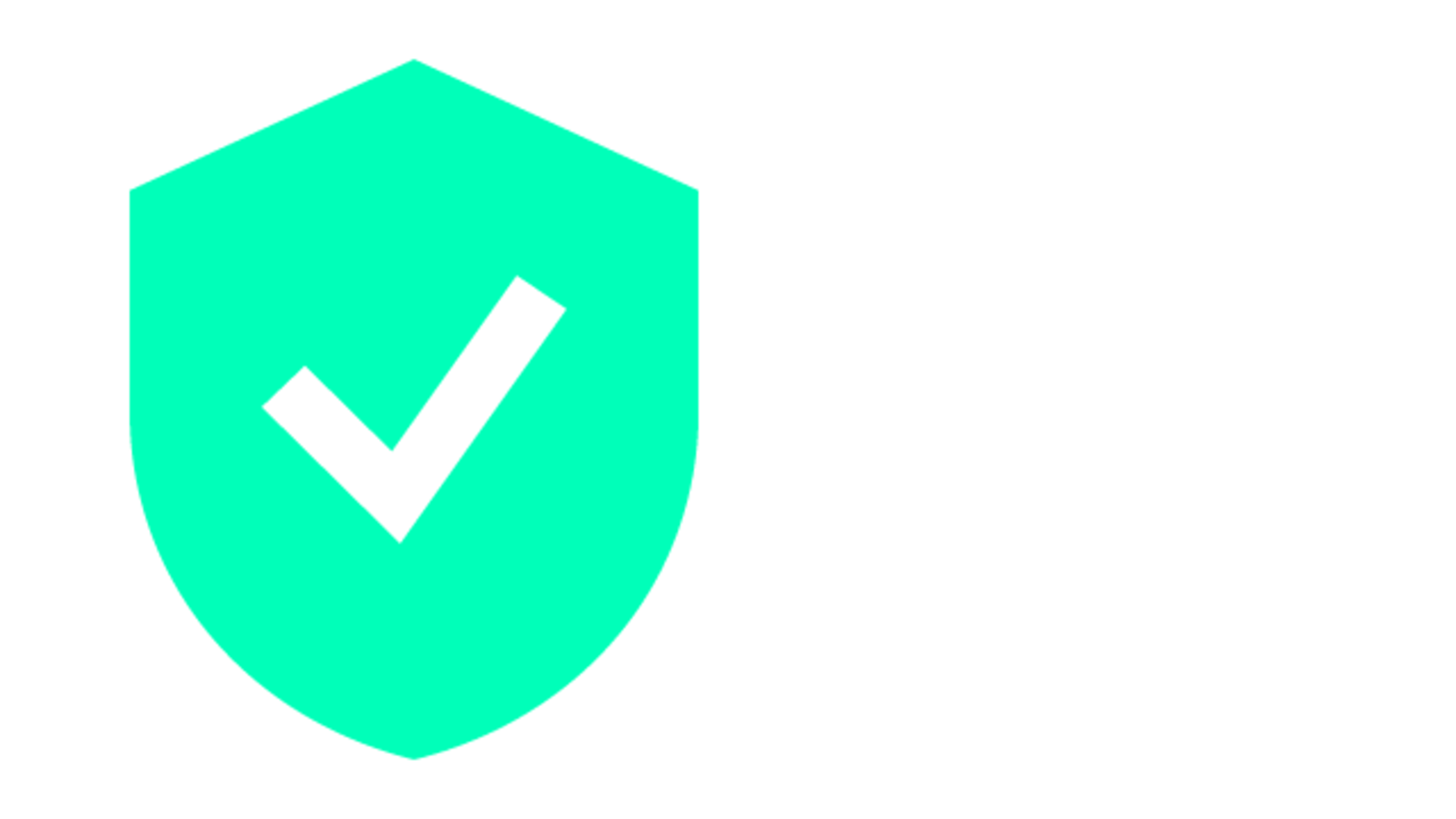 Icon with a shield representing Safety compliance without disruption