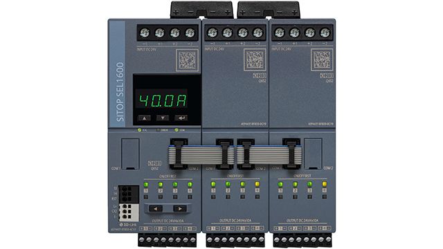 SITOP SEL1600 alapmodul és bővítő modul 4 x 10 A