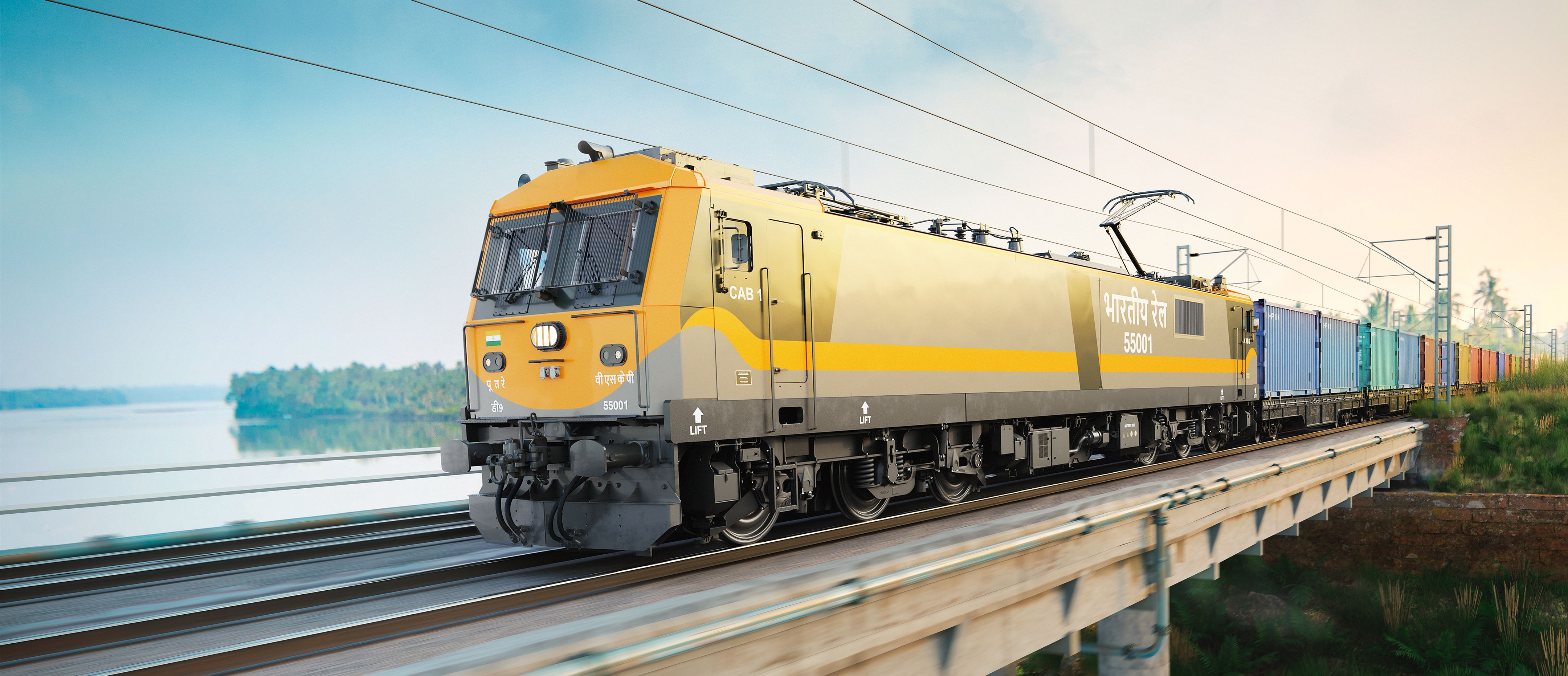 Az Indian Railways kivágta a Keyvisual-t - hindi verzió