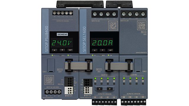 SITOP PSU8400 3ph 24 V, 20 A SEL 1600 alapmodullal és bővítőmodullal