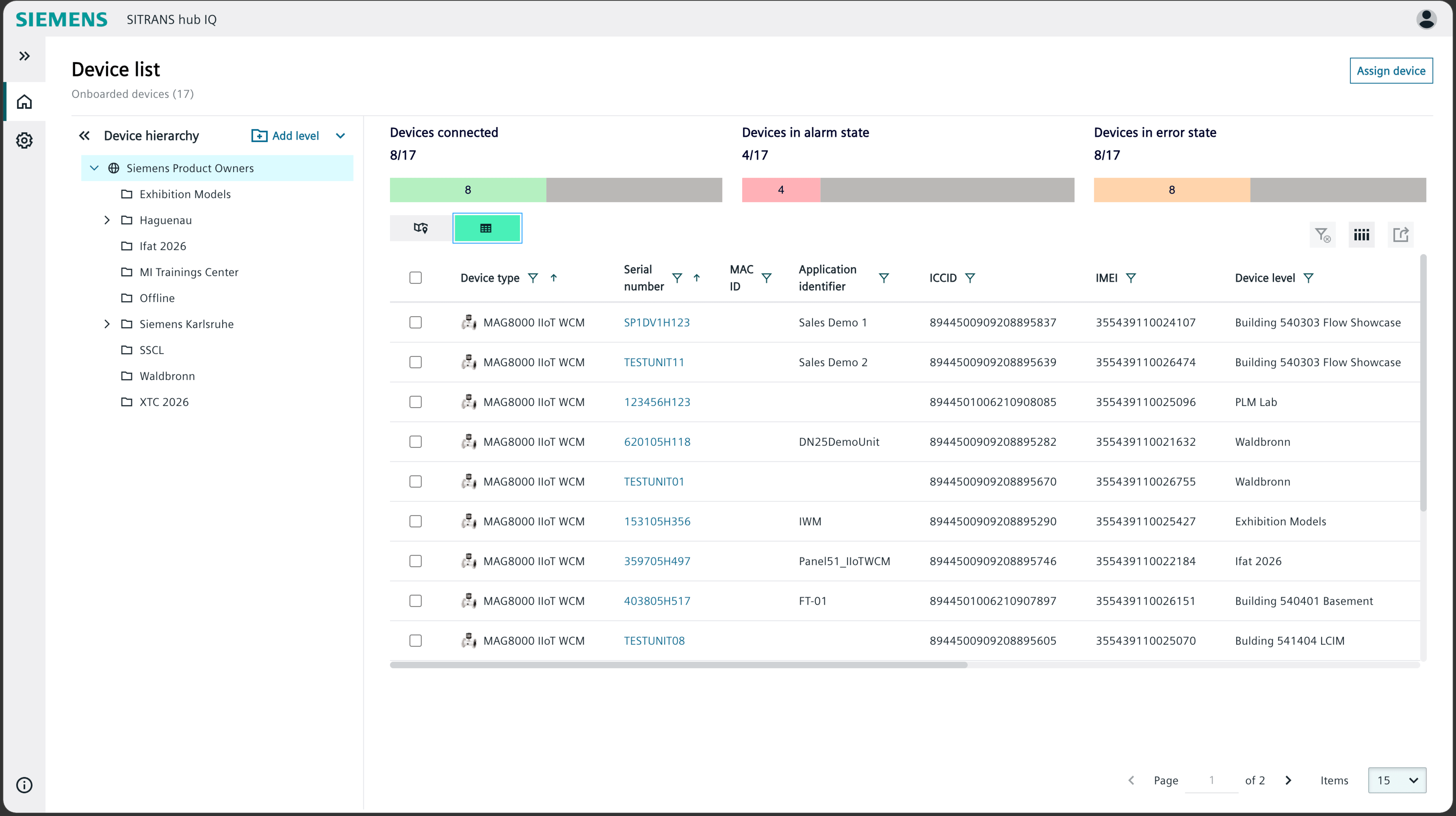 Sensor on-boarding workflow