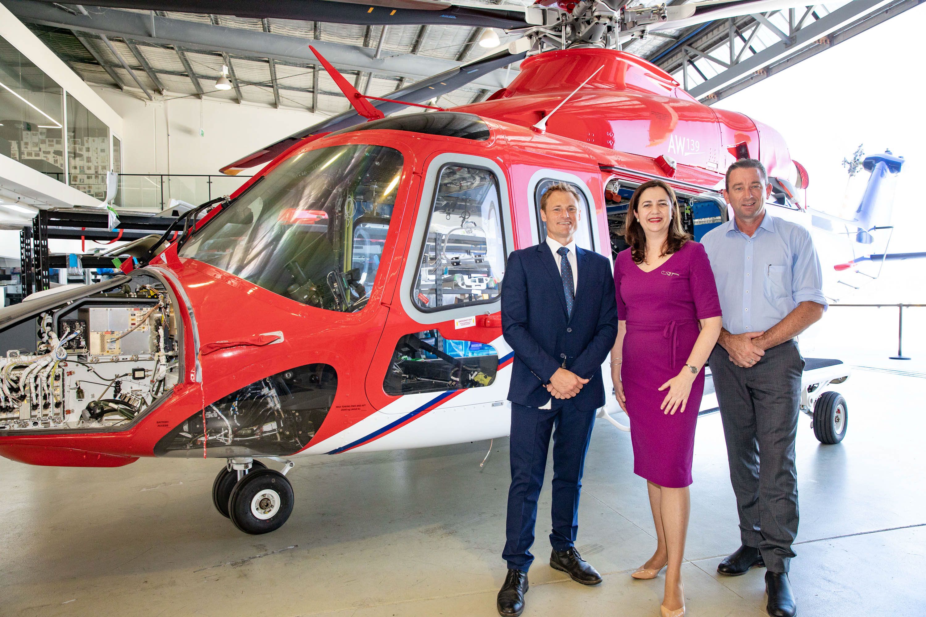 HeliMods VD Will Shrapnel med Queensland Premier