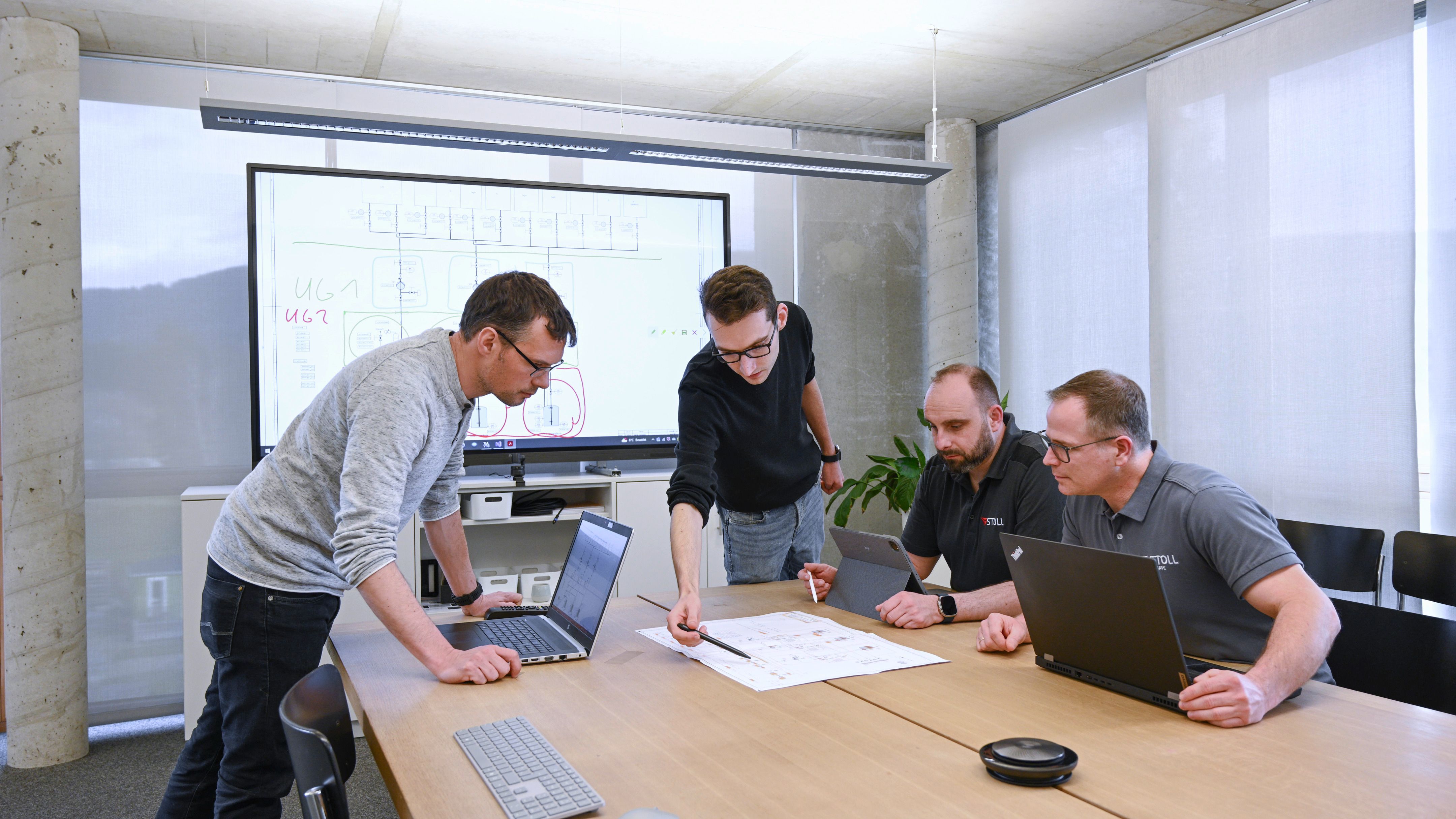 The specialists at Stoll developed a customer-specific equipment module to enable the Modular Application Creator to be used