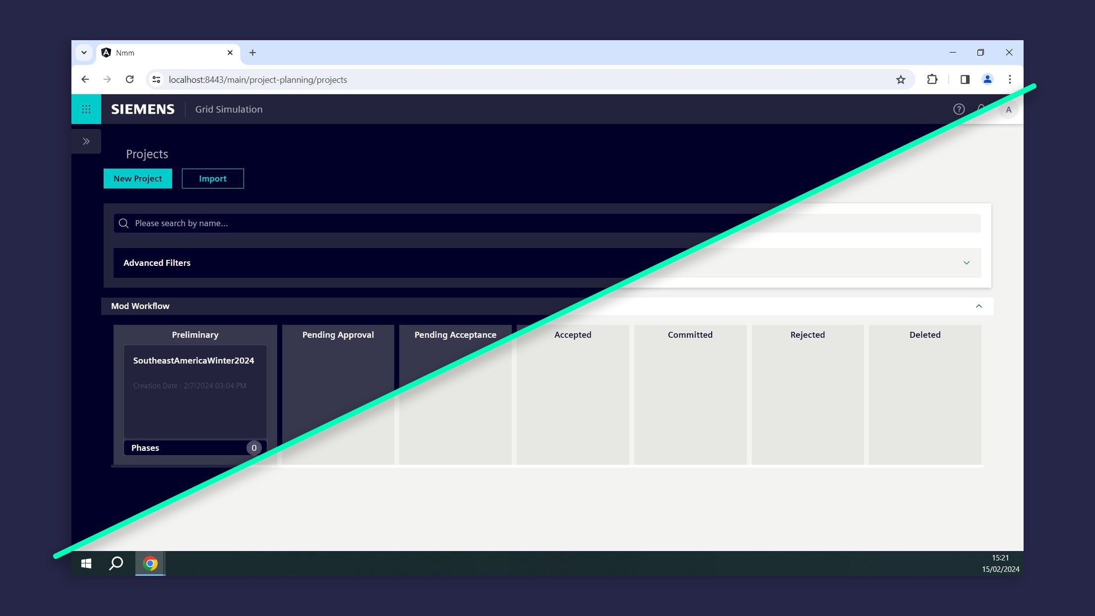 Network Model Manager: Light/Dark Mode (Screenshot)