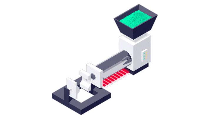 Injection Molding animation