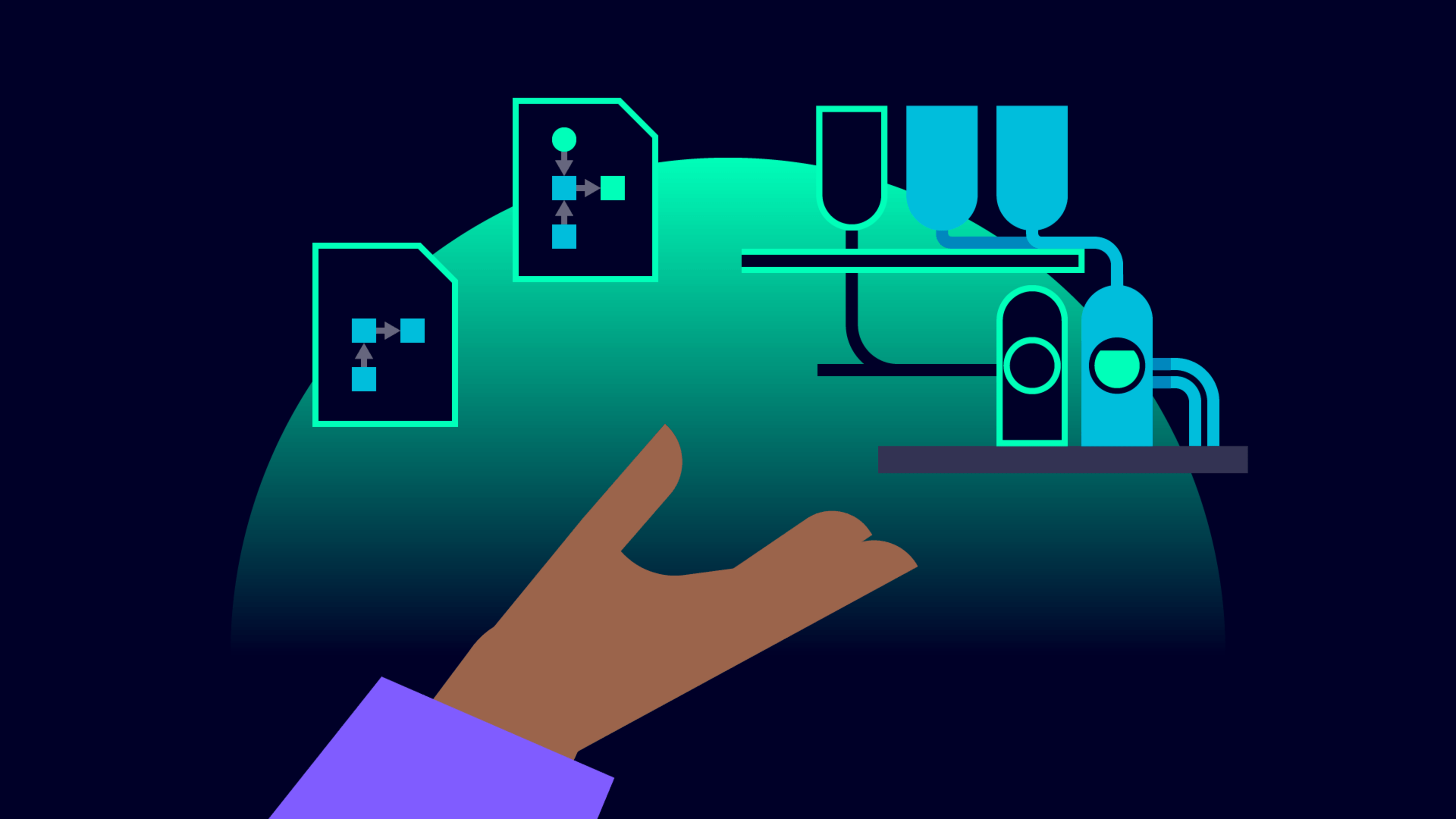 Create a flexible recipe system that allows you to easily automate all batch production processes.