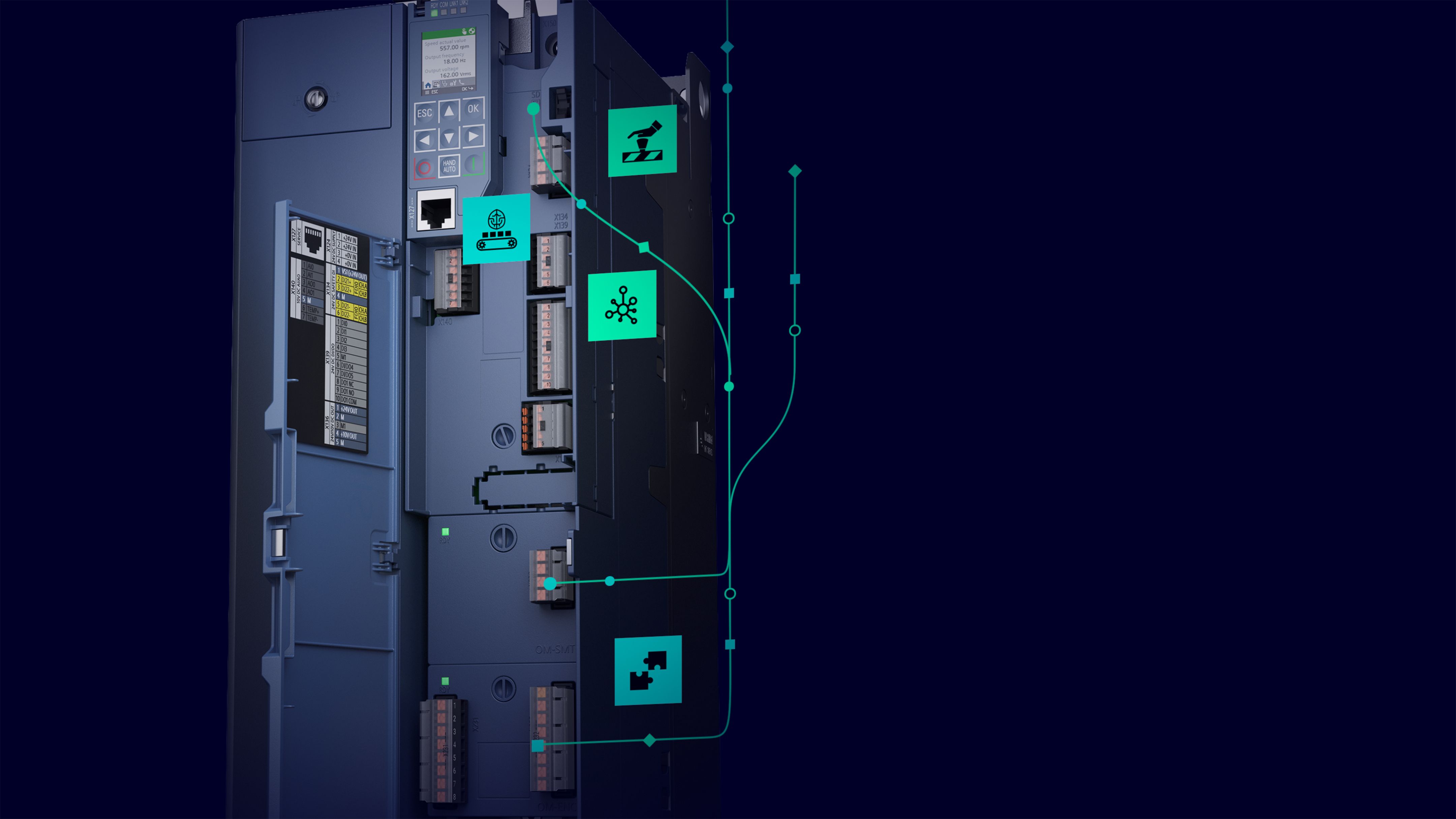 SINAMICS G210 Option modules and software licenses
