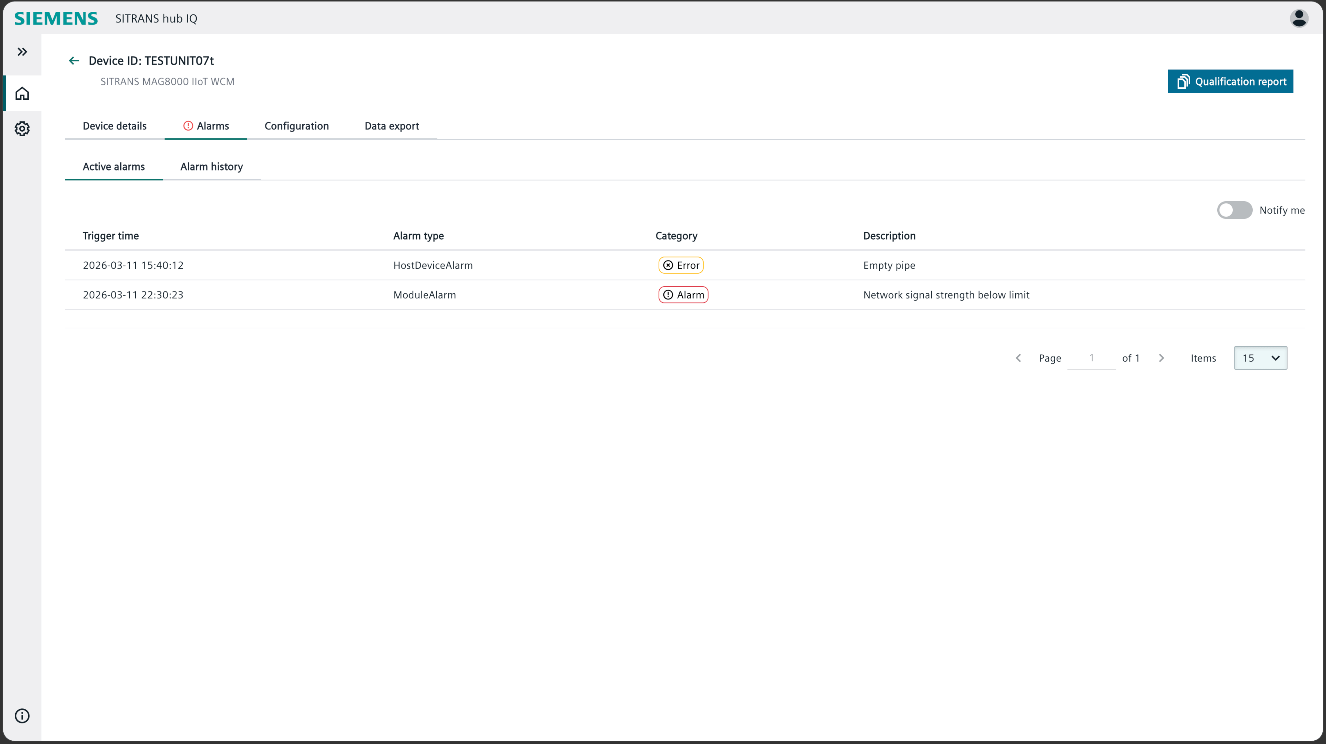 API Configuration to forward data to your target application
