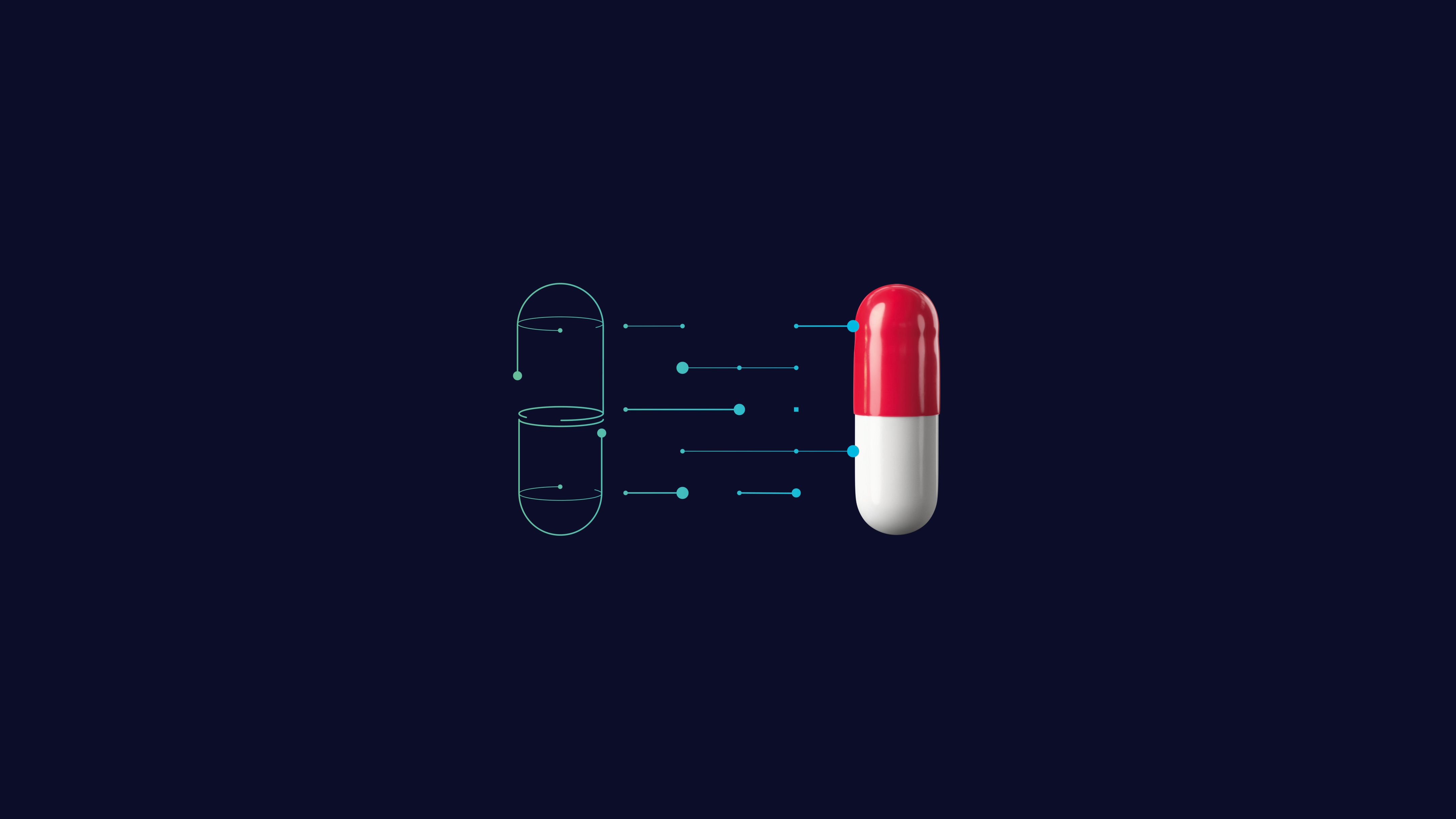 Pharma visual digital twin and simulation
