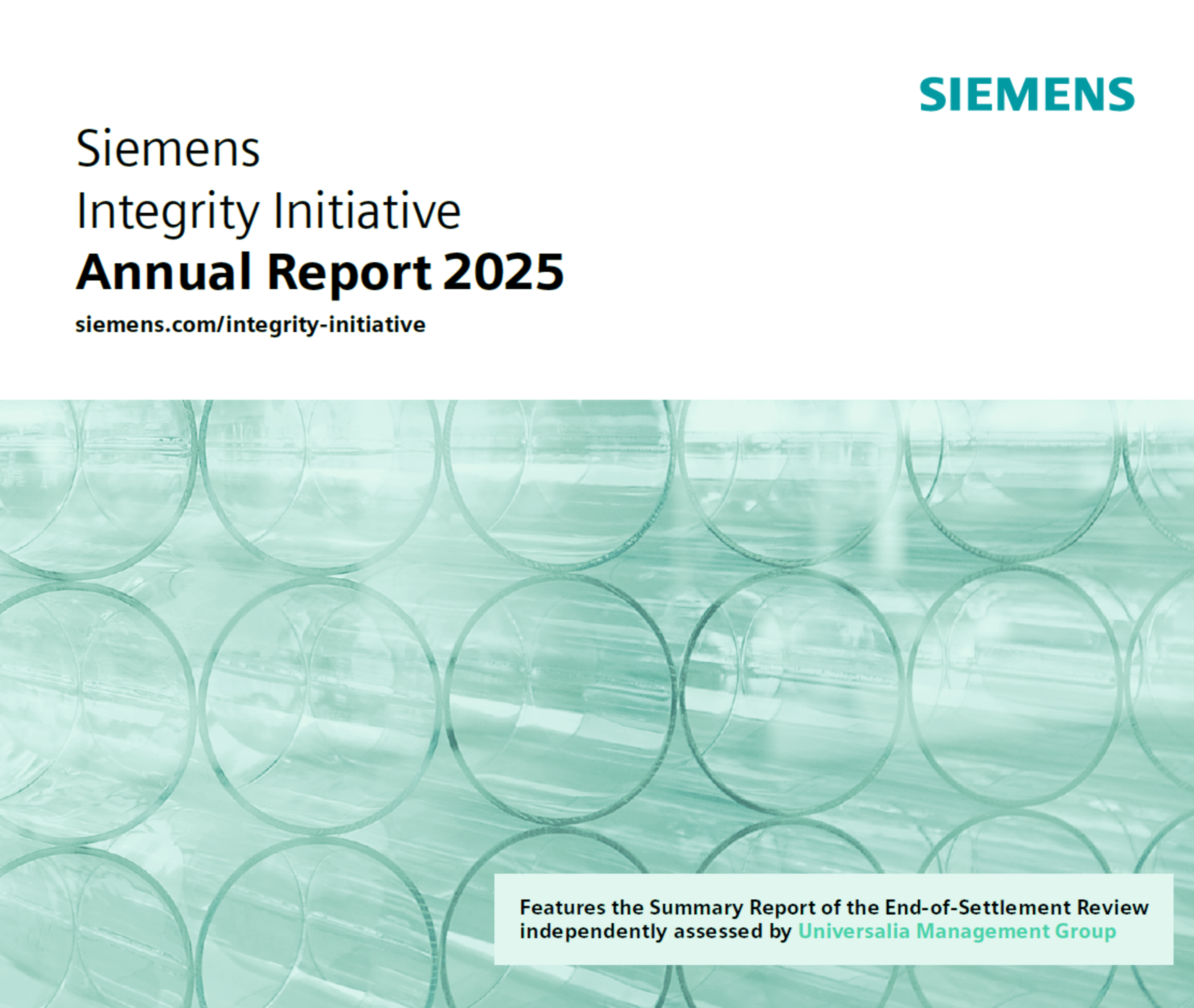 Siemens Integrity Initiative Annual Report 2025- Thumbnail Cover