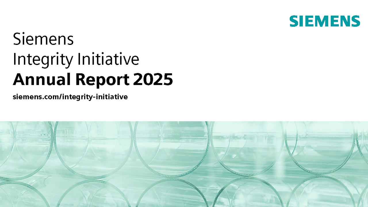 Siemens Integrity Initiative Annual Report 2025- Thumbnail 