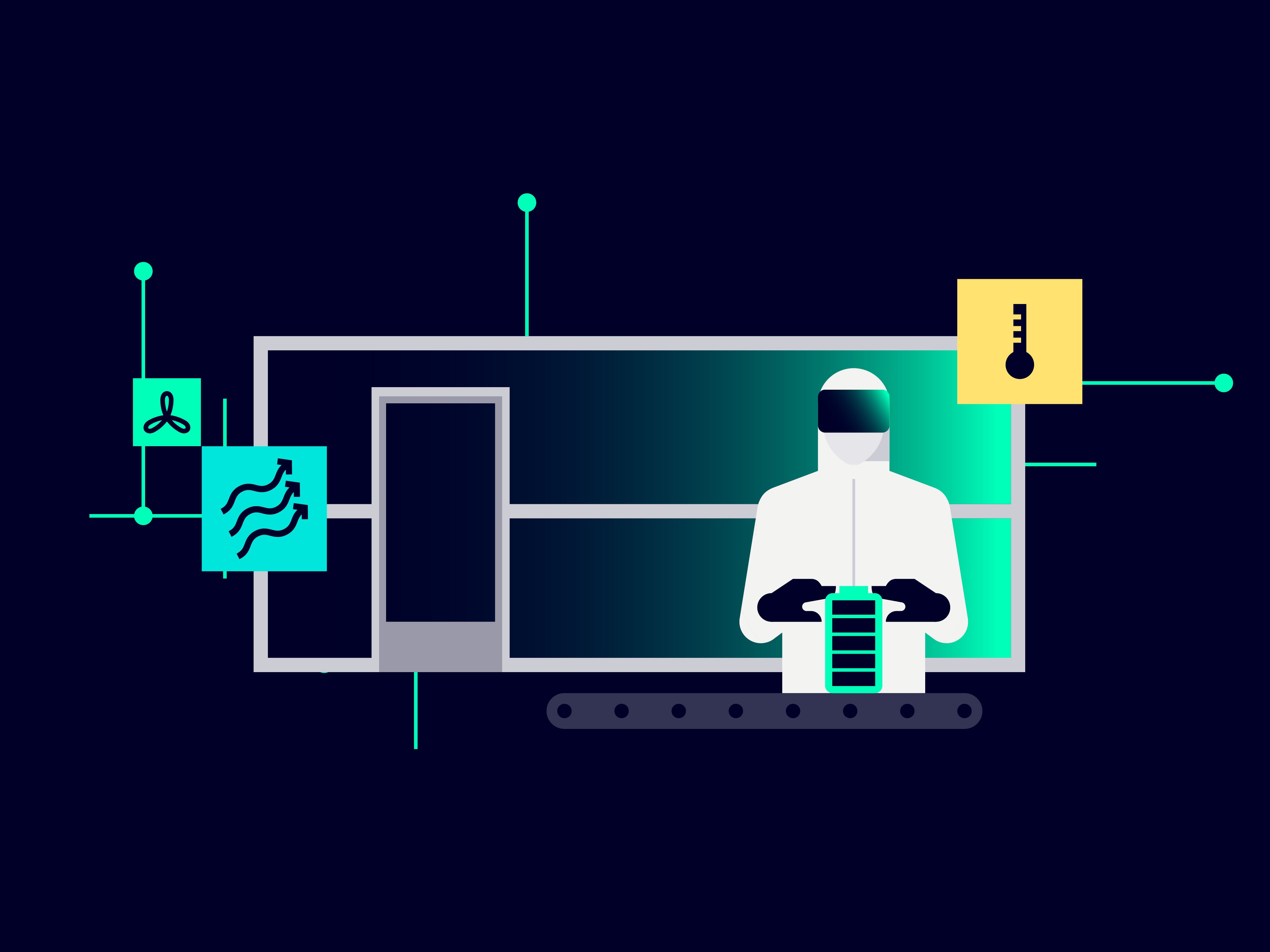 Battery Manufacturing Use Case – Environmental control for battery manufacturing