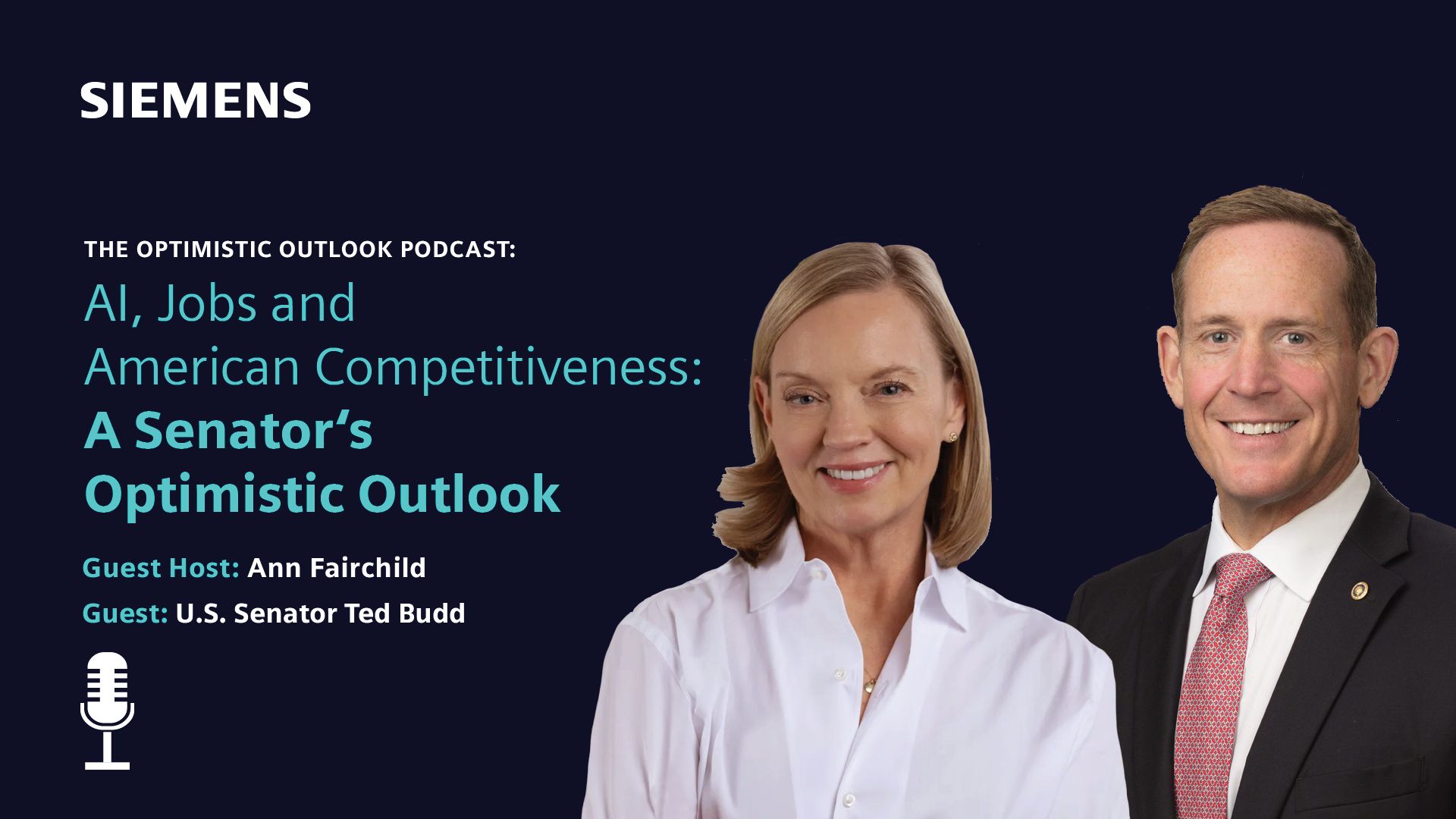 USA President and CEO Ann Fairchild discusses AI and jobs in America with U.S. Senator Ted Budd
