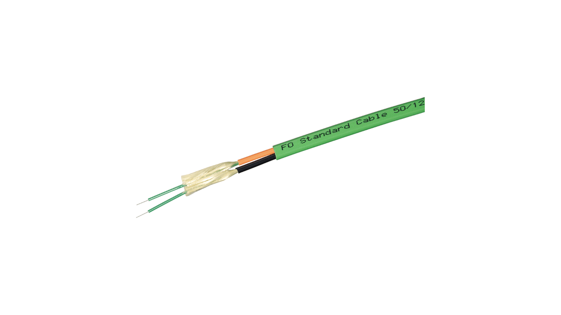 Glass fiber-optic cables