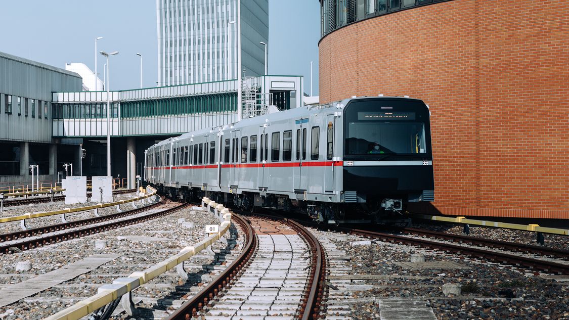Picture of a Type X metro train from Siemens Mobility.