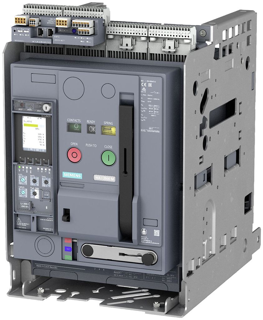 Neue offene Leistungsschalter 3WA von Siemens beziehen Upgrades aus dem Web