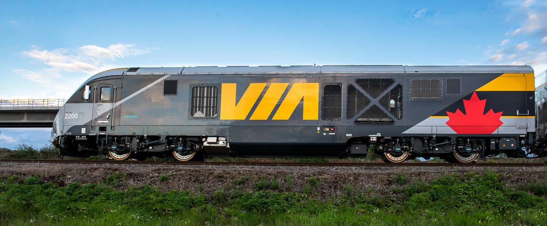 Venture trainset for VIA Rail 