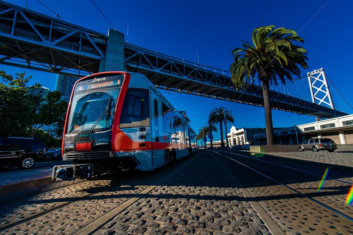 San Francisco Light Rail Vehicle 