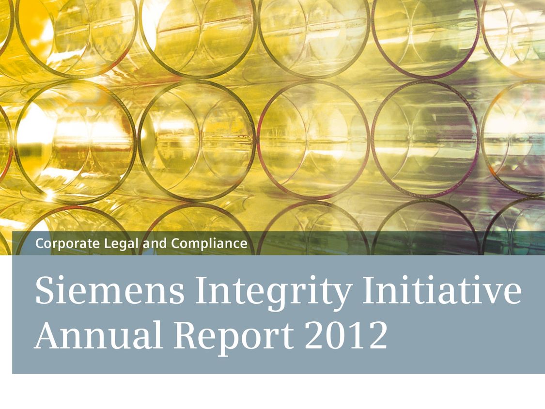 Siemens Integrity Report 2012