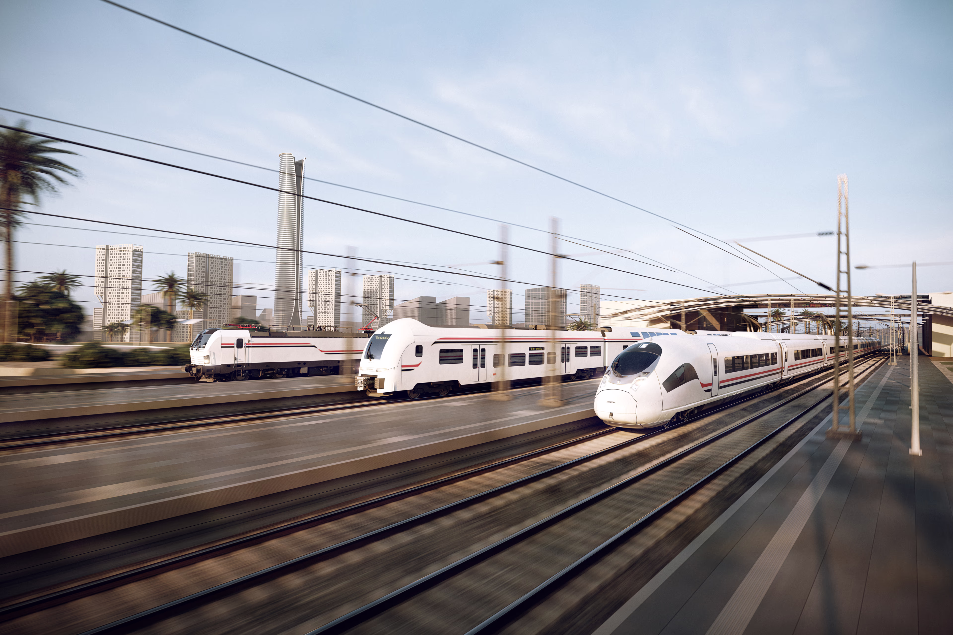Trains in Egypt High-speed Egypt