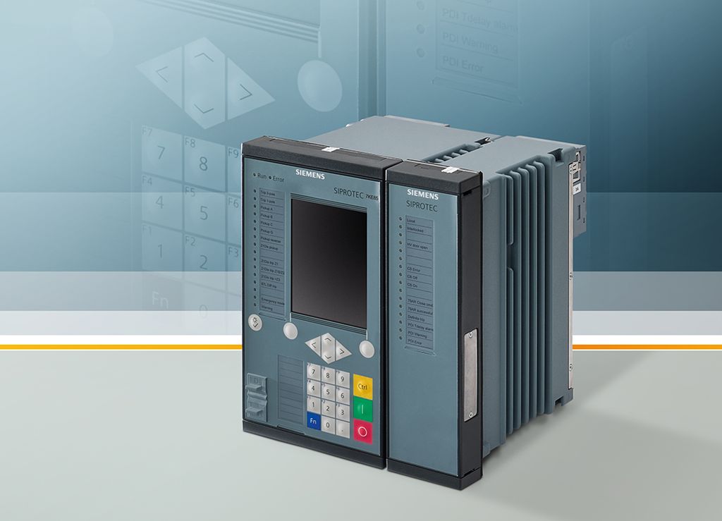 Im Bild zu sehen ist ein Siemens Störschreiber der Reihe Siprotec.