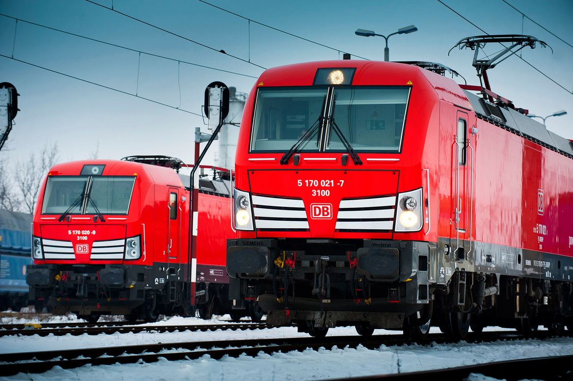 Bild von Lokomotiven der DB Cargo AG