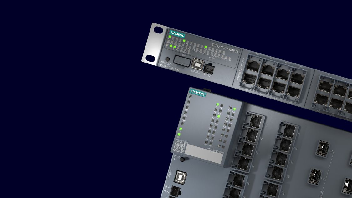 SCALANCX-300 Schaltschrank-Switches unterstützen Time-Sensitive Networking