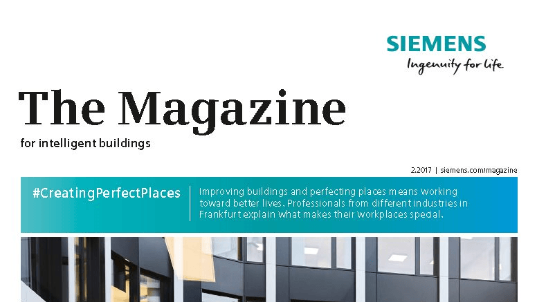 Cover Siemens customer magazine