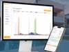 Energy monitoring app on computer and phone Energy monitoring app on computer and phone