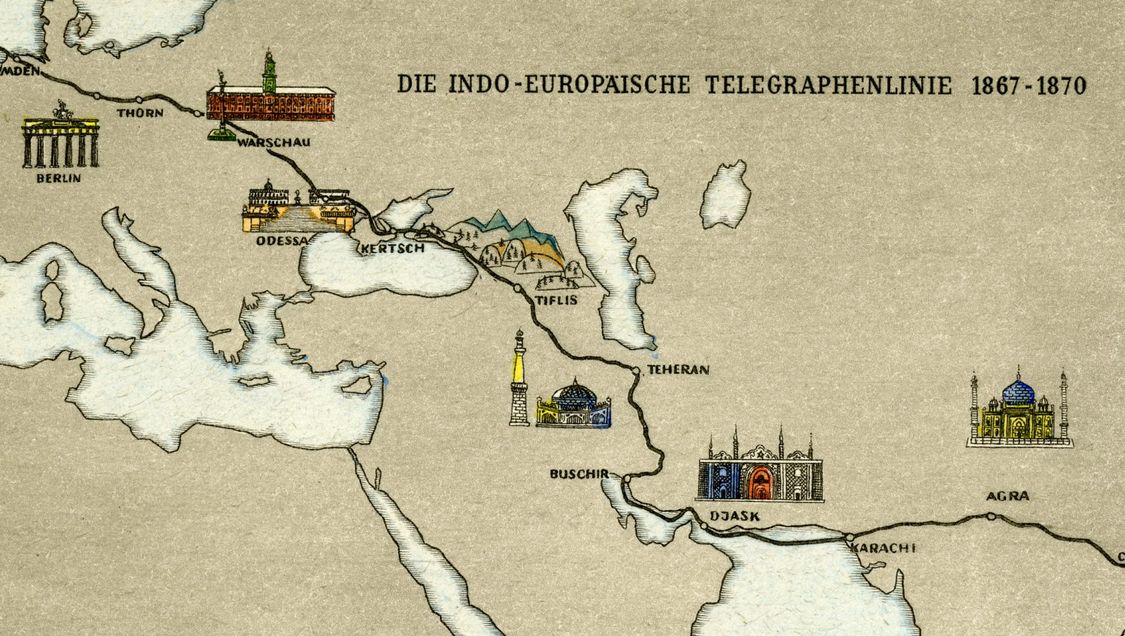 Indo-European telegraph line