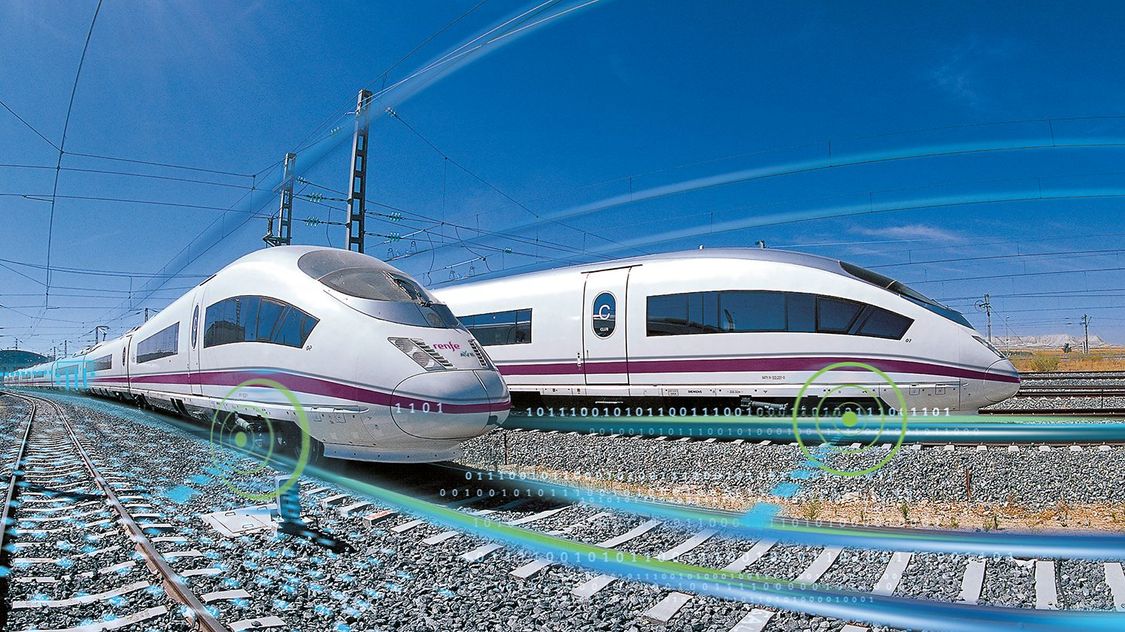 To ensure that high-speed trains such as the Siemens Velaro pictured here can operate reliably, a cybersecurity concept designed for rail travel is required.