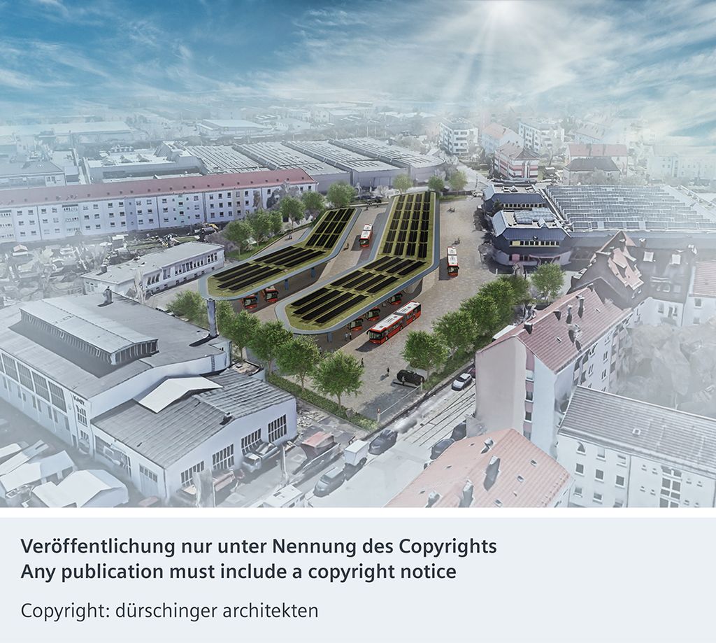 Siemens trägt mit eBus-Ladeinfrastruktur zu nachhaltigem Stadtverkehr in Nürnberg bei