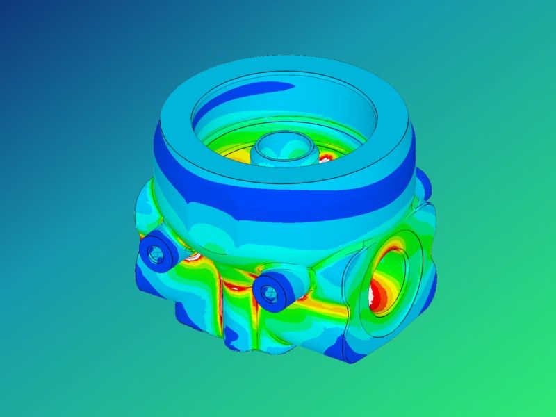 Model 3D części mechanicznej
