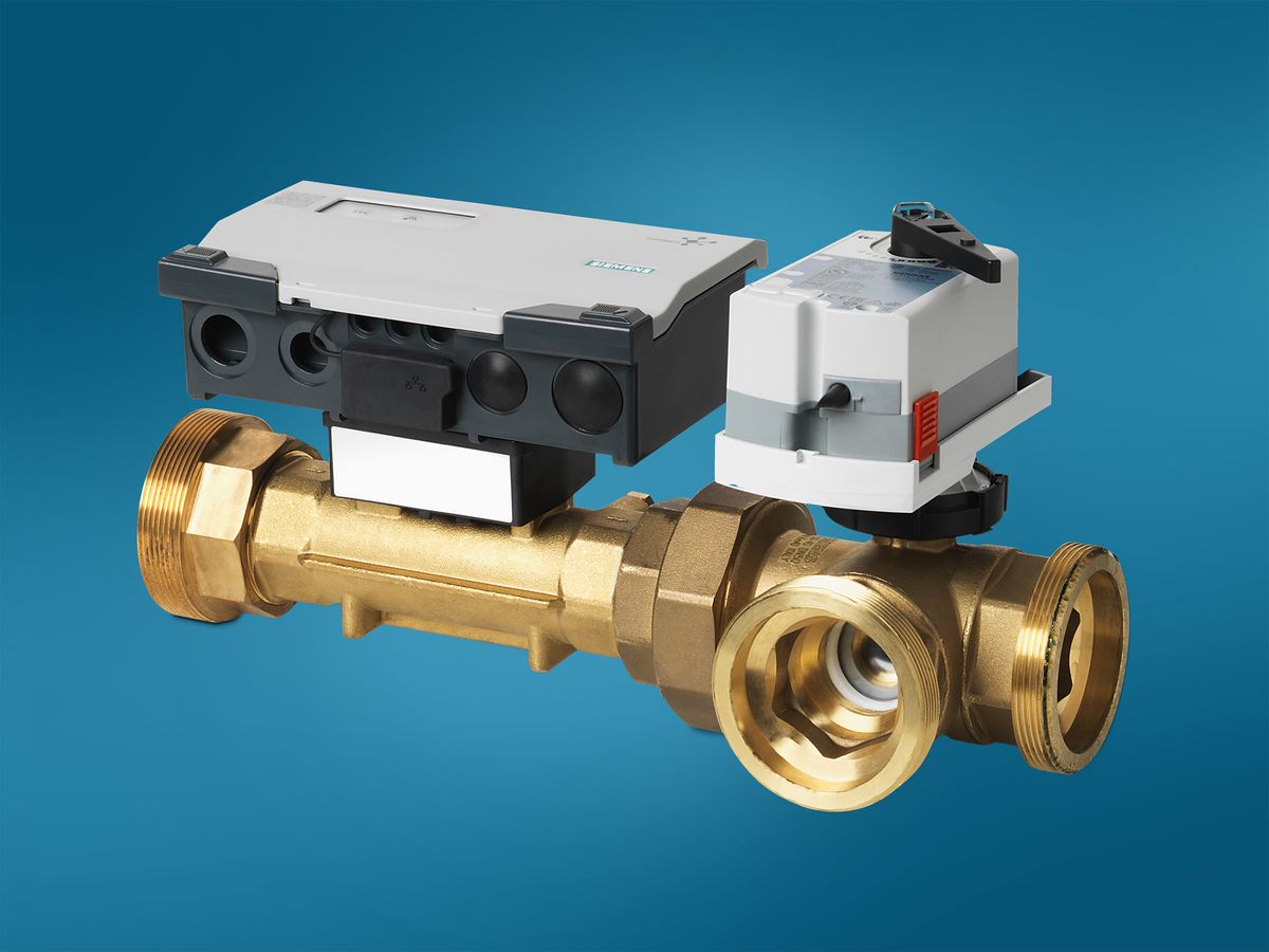 Intelligent Valve from Siemens maximizes flexibility and efficiency of HVAC plants