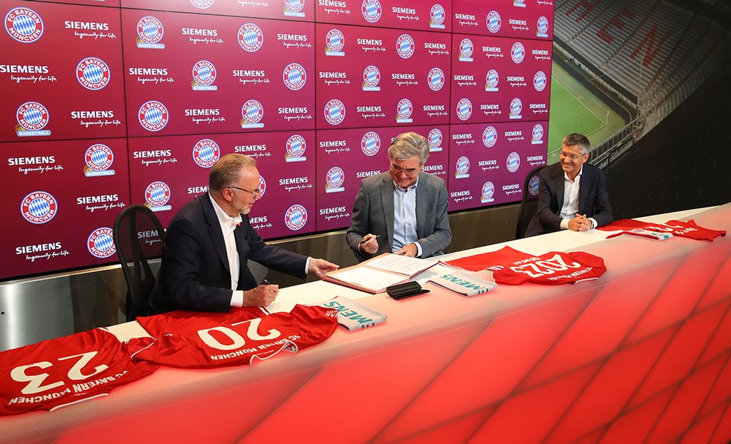 Siemens und FC Bayern München gehen in die Verlängerung