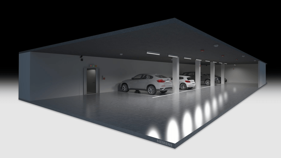 Fire protection for parking garages