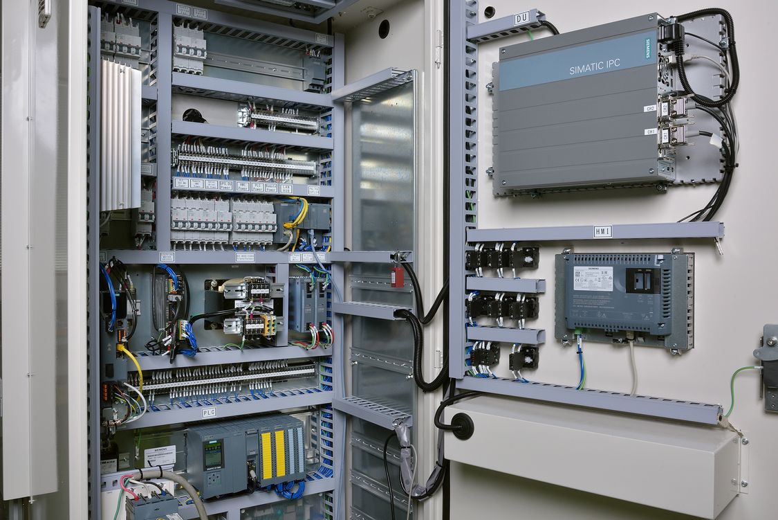 View of the electrical cabinet
