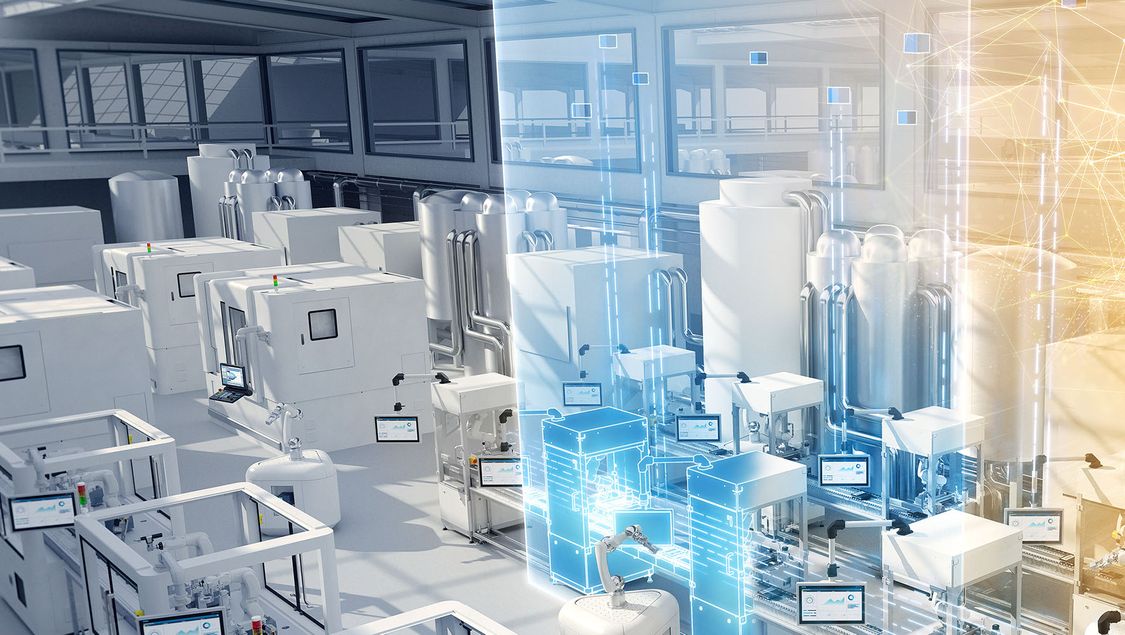 Totally Integrated Automation (TIA) permits horizontal and vertical integration, for connectivity all down the line