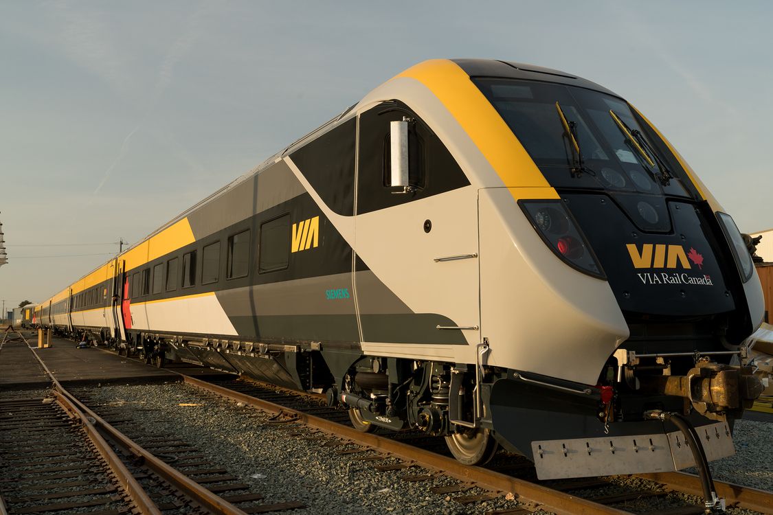 Siemens Mobility Venture trainsets for VIA Rail
