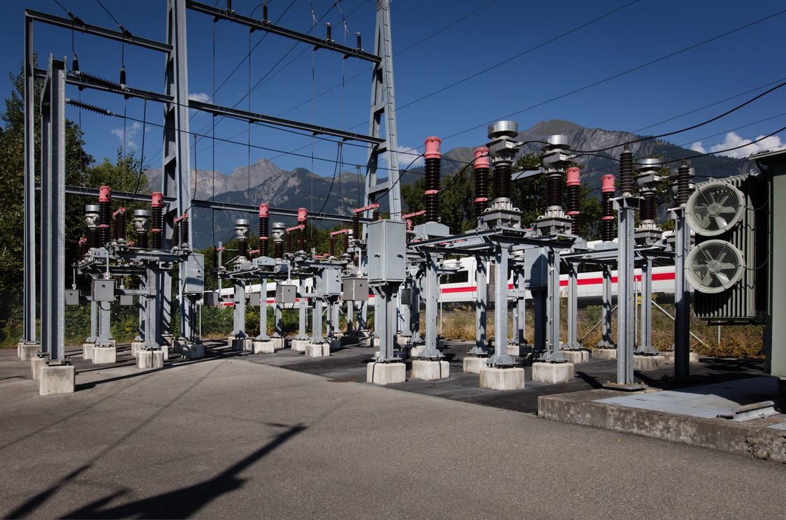 Power supply of the Rhaetian Railway