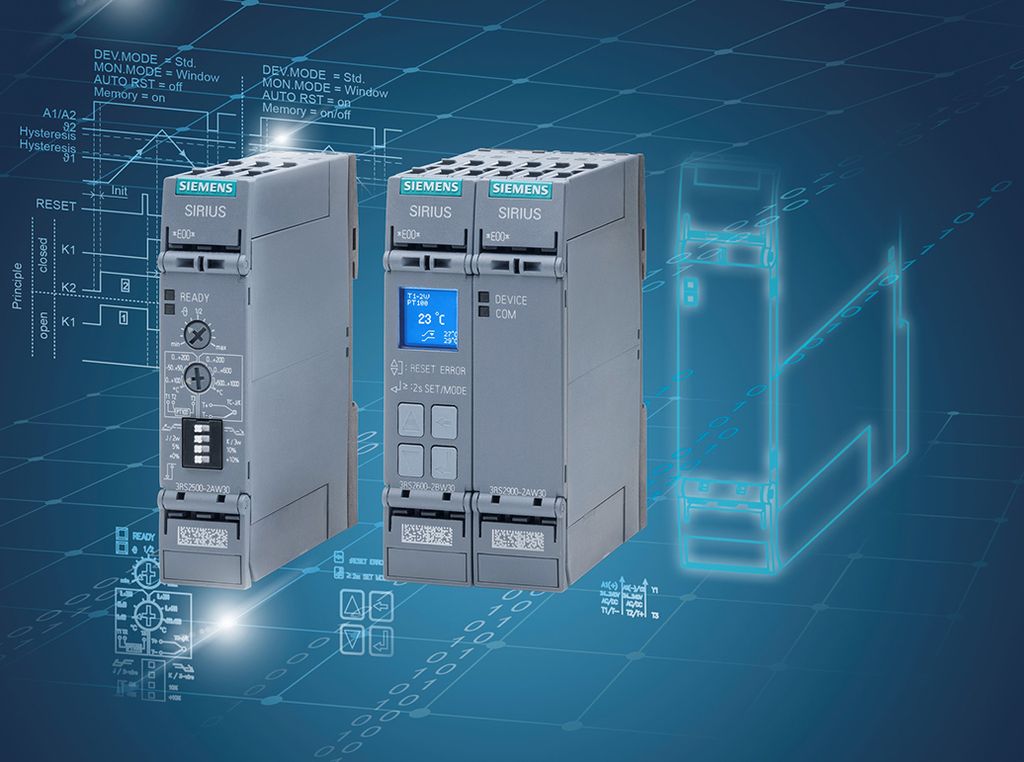 New Sirius temperature monitoring relays offer more functions in less space