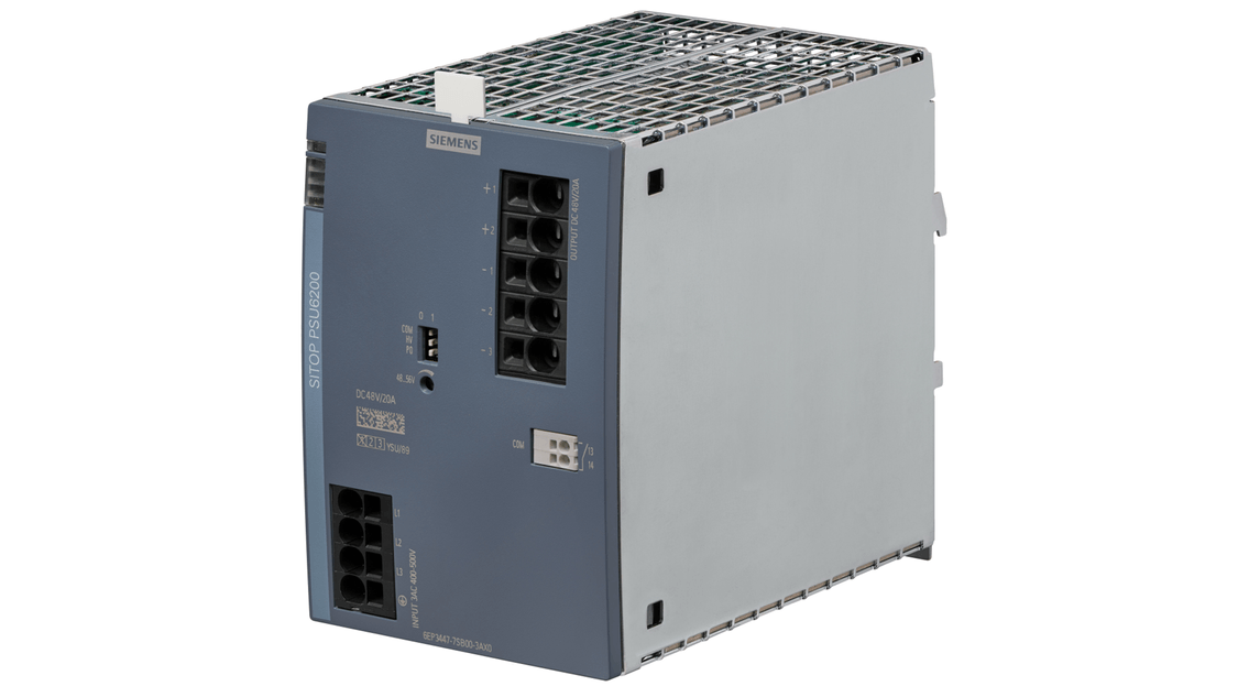 SITOP PSU6200, 3-phasig, DC 48 V /20 A, 6EP3447-7SB00-3AX0