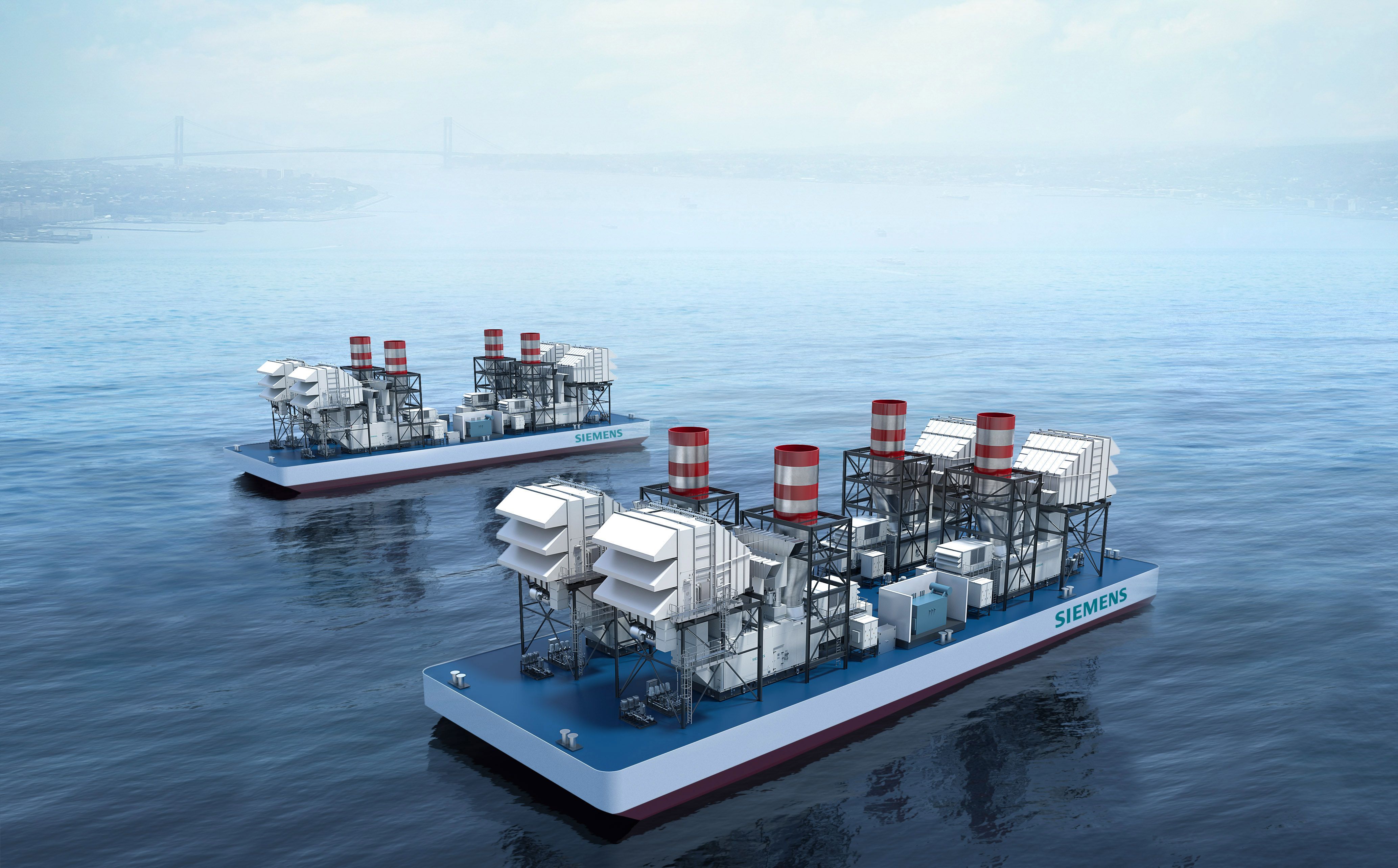 Siemens floating power plants will support New York's renewable