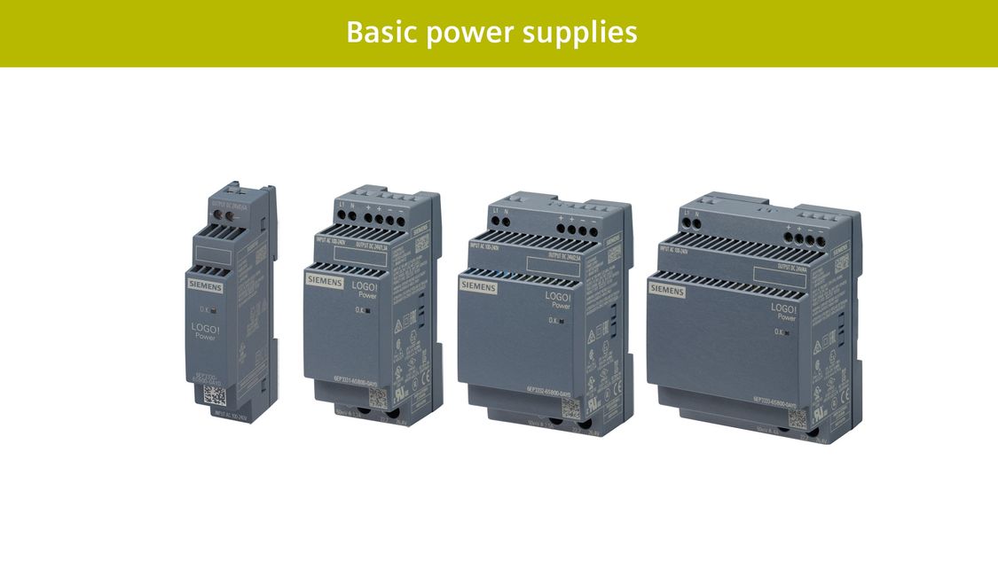 Basic power supplies LOGO!Power